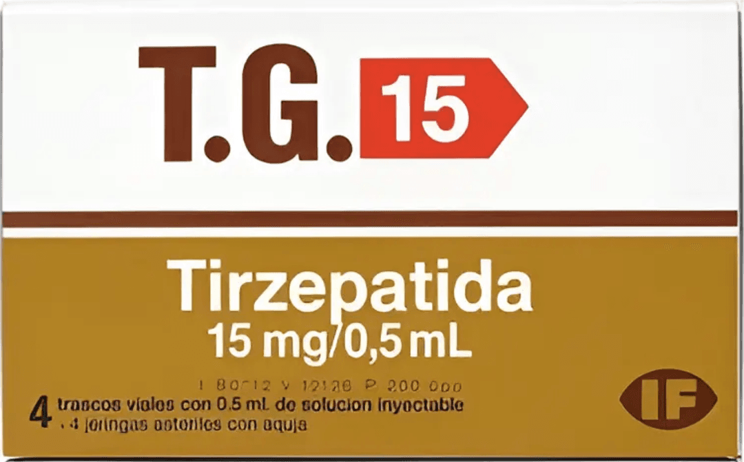Pack com 4 ampolas de Tirzepatida 15mg